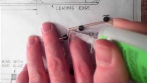 How to Build a Rubber Powered Model Airplane Part 1