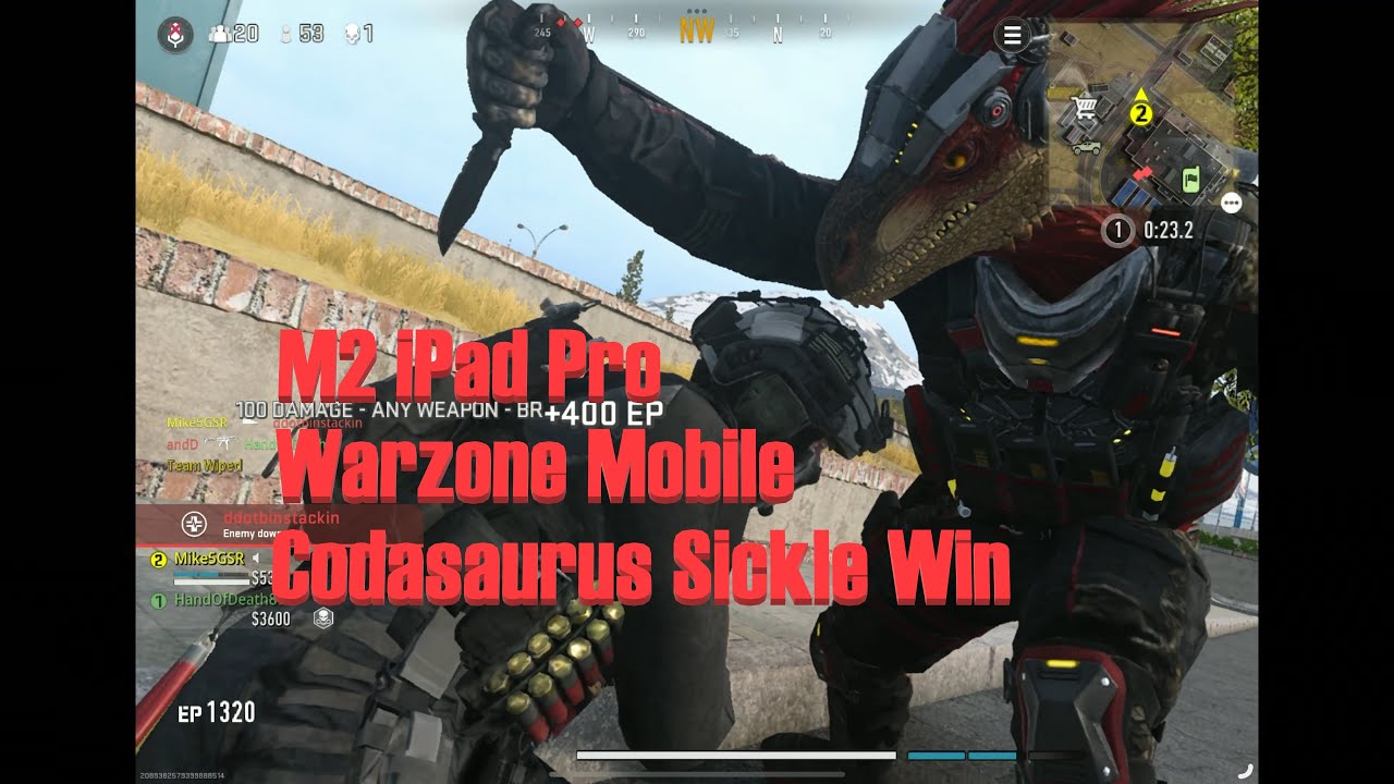 Warzone - Mobile Royale Win w/ CODasaurus - M2 iPad Pro - YouTube