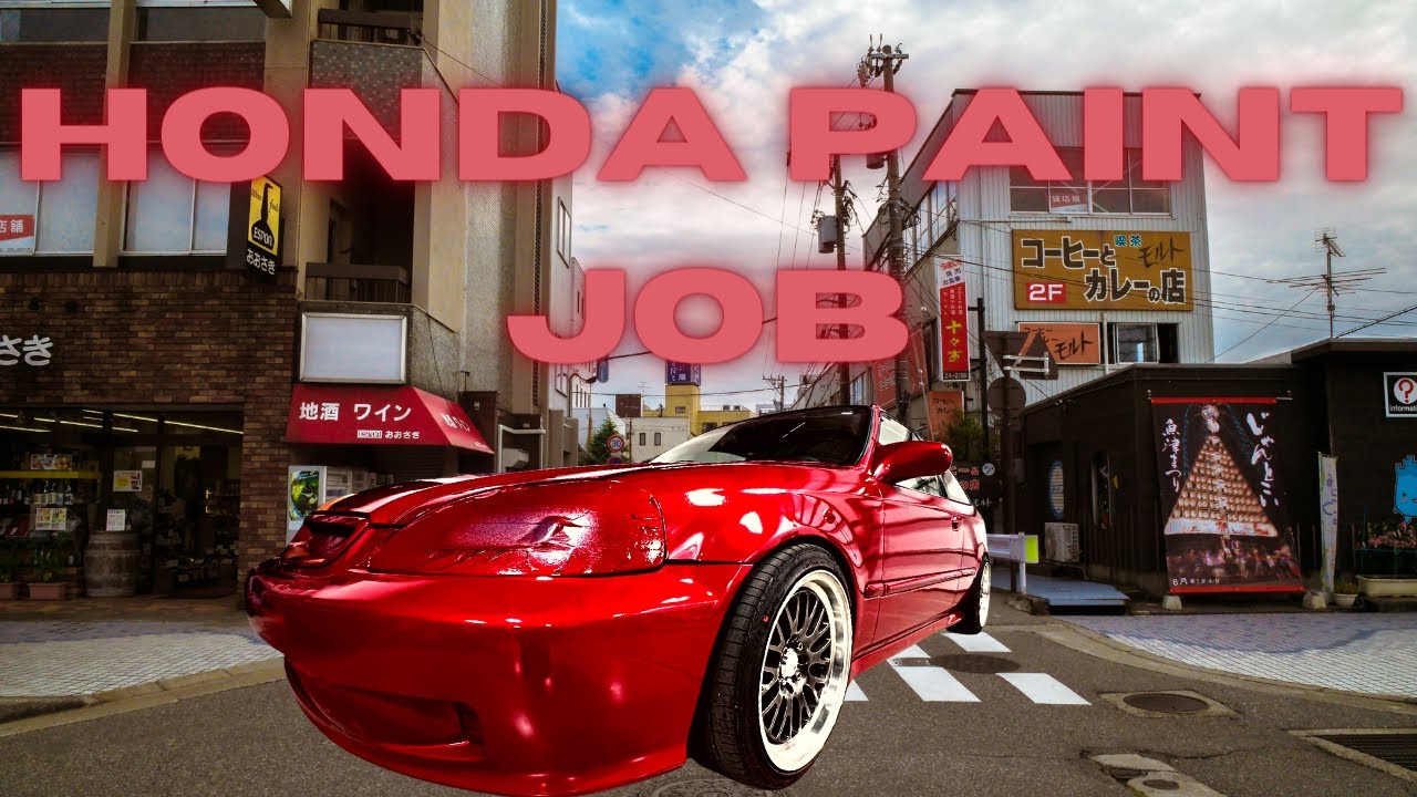 Honda Paint Job YouTube
