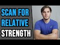How to Scan for Relative Strength Intraday