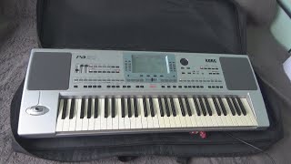 Korg PA 50 synth performing Rumba Pop Music Style