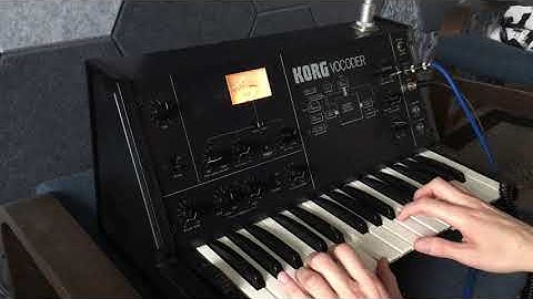 Modified Korg VC-10 Vocoder Test 1