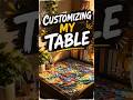Customizing my Table 😱 #viralvideo #craft #tablecustomizing