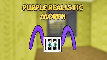 UPDATE - How To Find PURPLE REALISTIC MORPH in Find The Backrooms Morphs