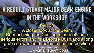 A REBUILT STUART MAJOR BEAM ENGINE - PART #3