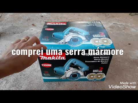 Serra Mármore 1300W 4100NH3ZX2 C/ 2 Discos Makita | Fábrica