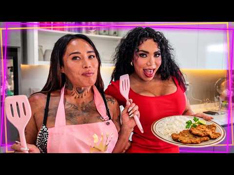 KARYPAO COCINAN MILANESA DE RES CON ARROZ! 🍽️🤣 | ENTRE PERDIDAS
