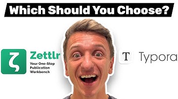 Zettlr vs Typora – Writing & Markdown Editor Comparison (Features & Pricing)