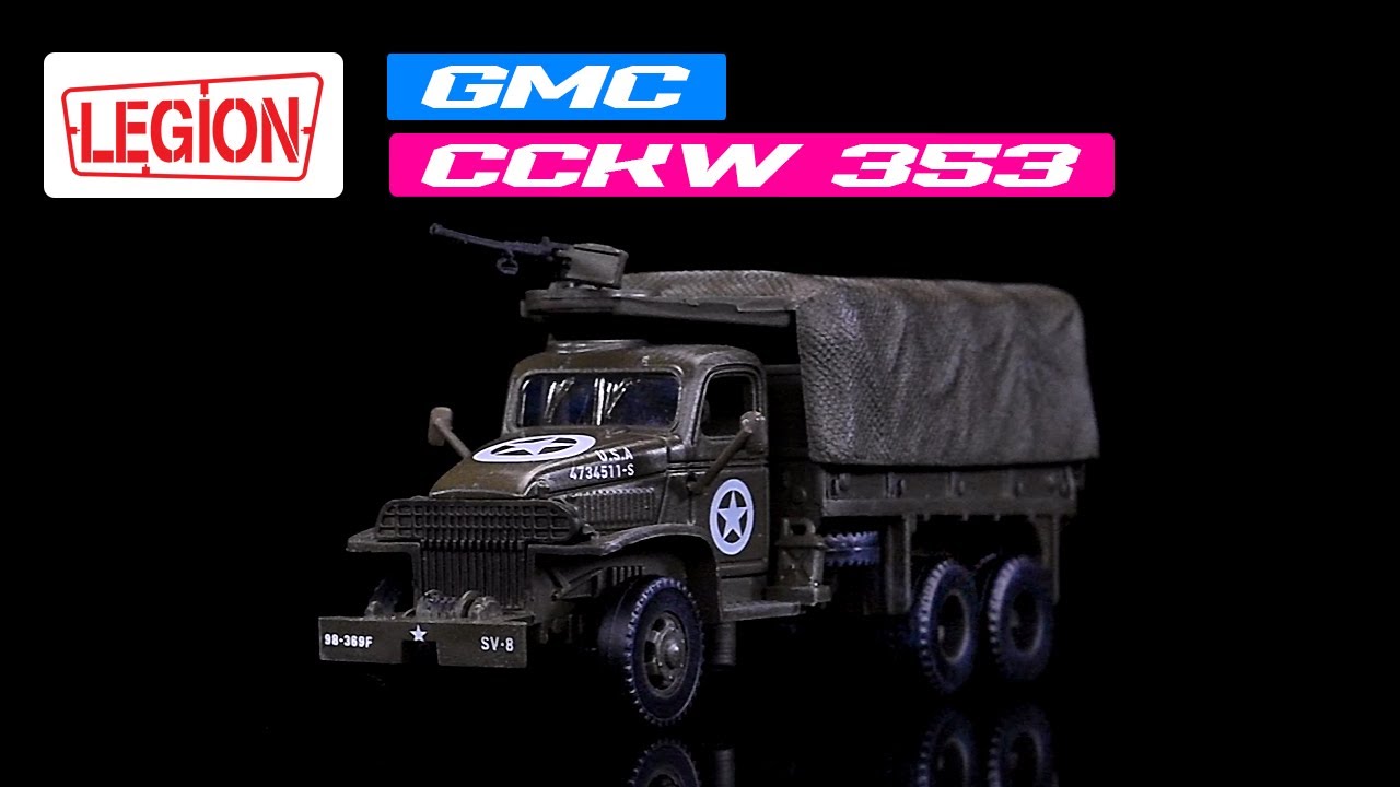 GMC CCKW 353 Truck With Mounted Gun Olive Drab 4734511 S US Army