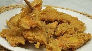 Have you ever eaten eggs like this? it tastes crispy like fried chicken | street food recipes Resimi