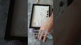 Corporate chaos above the desk, pure Zen below it. #staygrounded #zengarden #zenscape #shorts screenshot 4