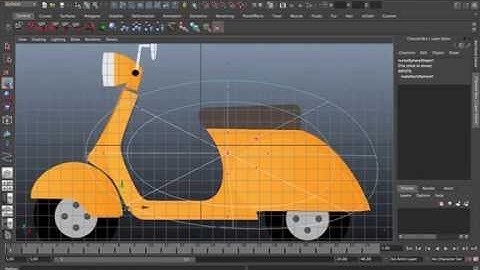 Exercise10 : Building a Vespa Scooter using Nurbs
