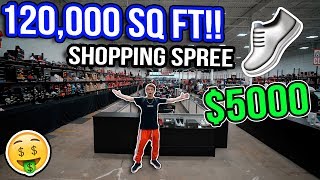 Shopping Spree in the World's Biggest Sneaker Store! (120,000 SQ FT!)