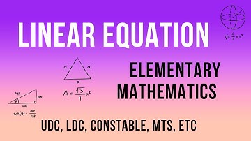 APSSB Elementary Maths Linear Equation || UDC, LDC, Constable, MTS, etc || #apssb @SimpleWays31
