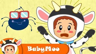 Little Miss Muffet | Nursery Rhymes | BabyMoo Songs for Kids