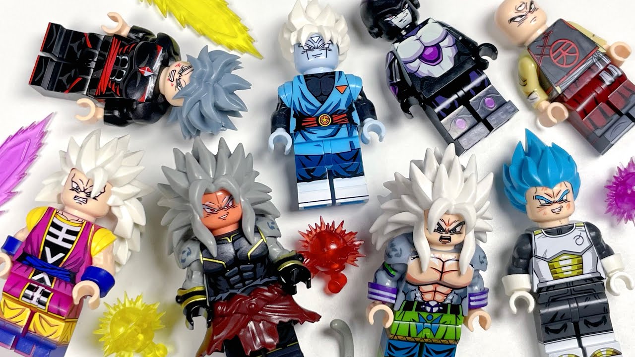 LEGO Dragon Ball WM6212 | Son Goku AF | Vegeta | Frieza | Tien