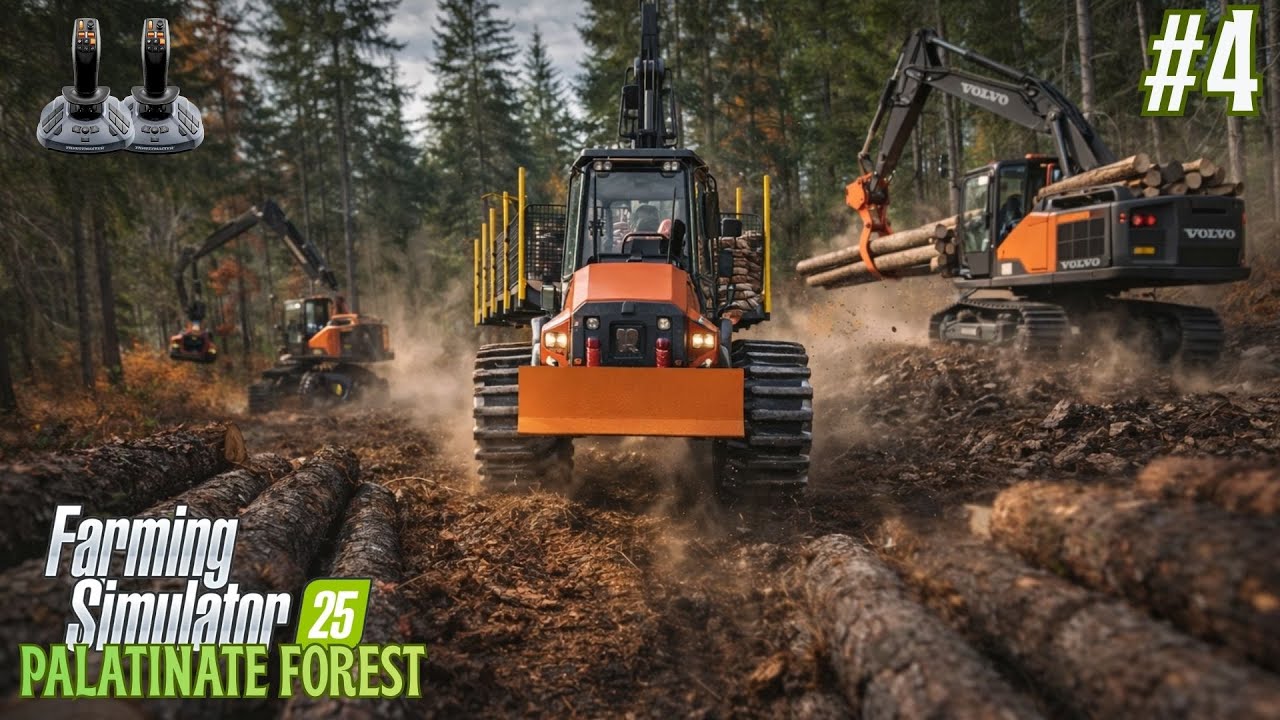 The Forestry Operation Has OFFICIALLY Begun! 🌲 Co-Op Heavy Machinery | FS25