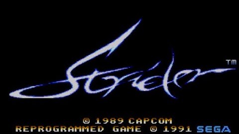 Strider Review for the SEGA Master System by John Gage