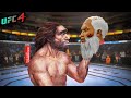 Old Bruce Lee vs. Neandertal King (EA sports UFC 4)