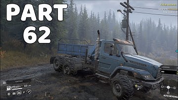 SnowRunner: Signal In The Mountains / Fallen Antenna - Part 62 [1440p 60FPS] Gameplay