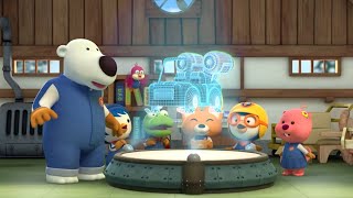 Pororo and his Friends Create a New Design for their Sled