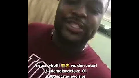 Dancing Senator, Adeleke And His Son B-red Dare Nigeria Police