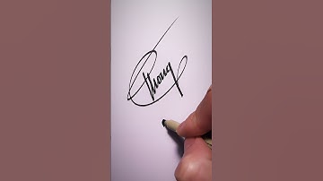 Chữ ký đẹp tên Phong nha bạn