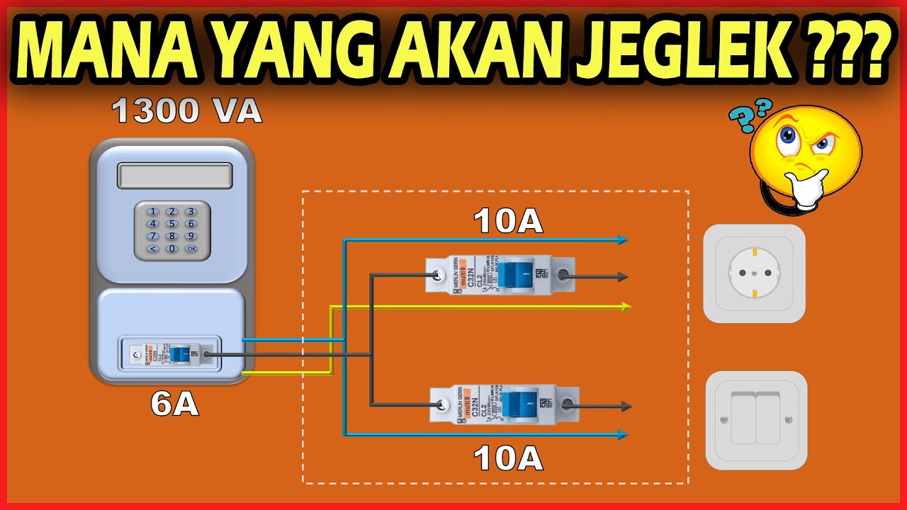 CARA PEMBAGIAN MCB GRUP 1300 VA