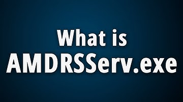 What is AMDRSServ.exe? [Quick Basic Information]