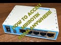 How To REMOTE ACCESS MikroTik From CP/Laptop or Anywhere Version 1