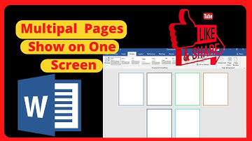 how to view multiple pages in MS word at once // multiple pages show on MS word at once