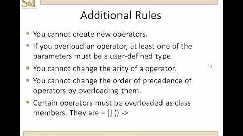 C++ Lesson 15.7.0 - Overloading Operators
