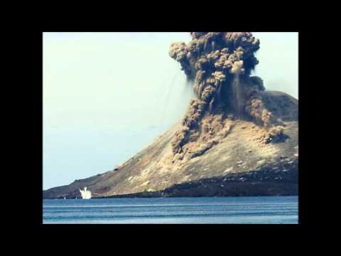 Krakatau Volcano Anak Krakatau Island Lampung Indonesia  YouTube