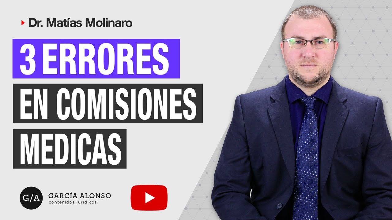 🥇 LOS 3 ERRORES MÁS COMUNES EN COMISIONES MÉDICAS 👀