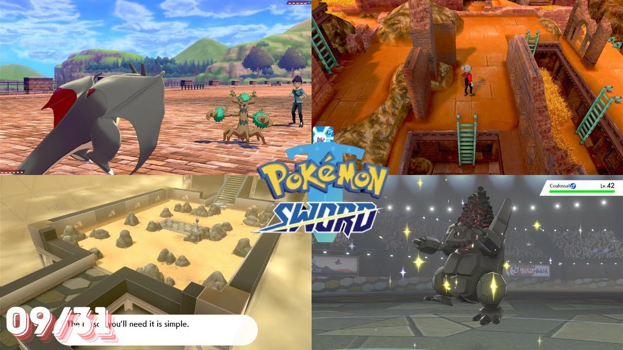 Pokemon Sword Road to Gym 6 Circhester Stadium
