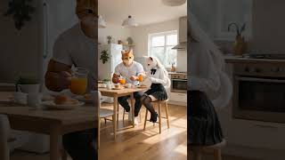 Cat And His Husband Fight