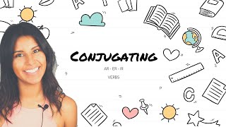 Details Spanish Lessons: Grammar- 1.2 Conjugating (Present Tense AR,ER,IR VERBS) Guide