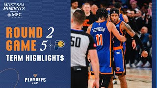 Knicks dominate Game 5 & take 3-2 series lead! | Knicks vs Pacers Highlights | 2024 NBA Playoffs screenshot 4