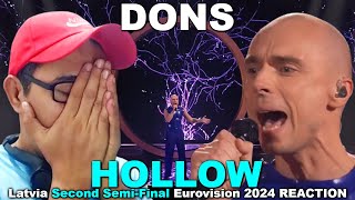 Dons - Hollow - Latvia Second Semi-Final Eurovision 2024 REACTION