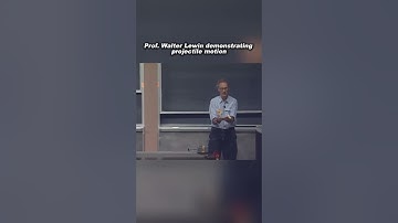 Projectile Motion Explained by Prof. Walter Lewin