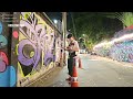 Sam pepper did graffiti on a temple in bangkok