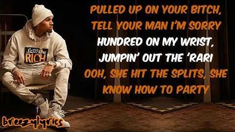 Chris Brown   Party feat  Usher  Gucci Mane  Lyric Video