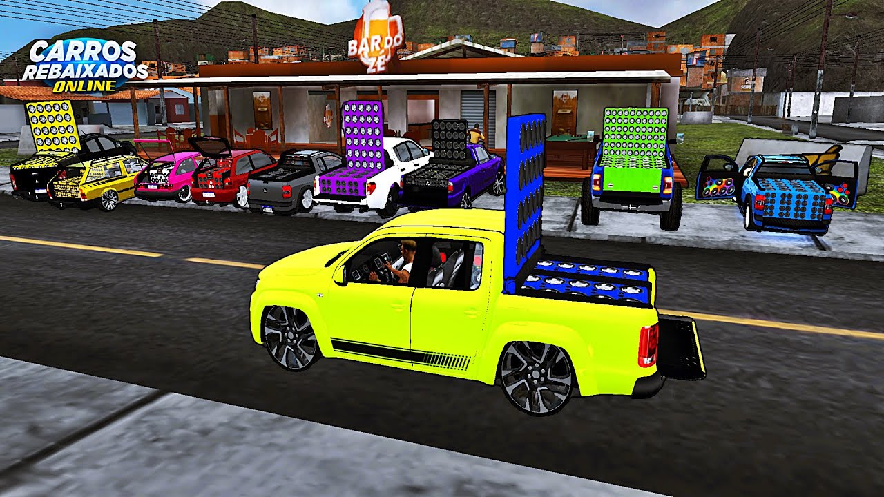 CARROS REBAIXADOS ONLINE | MEGA ENCONTRO DOS CARROS COM SOM DEBOXE NO BAR DO ZÉ !