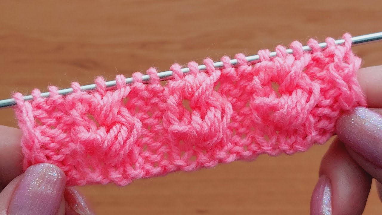 Классный 👍 узор спицами для шапочки , свитера , кофточки. 