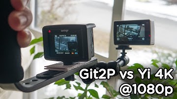 Git2P vs Yi 4K -- 1080p@60fps Clarity and Sound Test Comparison, Side-by-Side