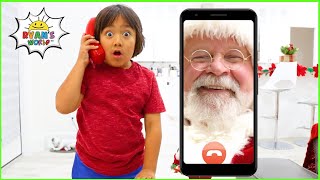 ryan called santa to see if he can visit the north pole