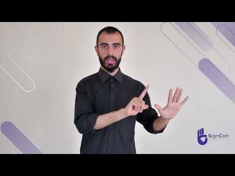     أسبوع  بلغة الإشارة العربية