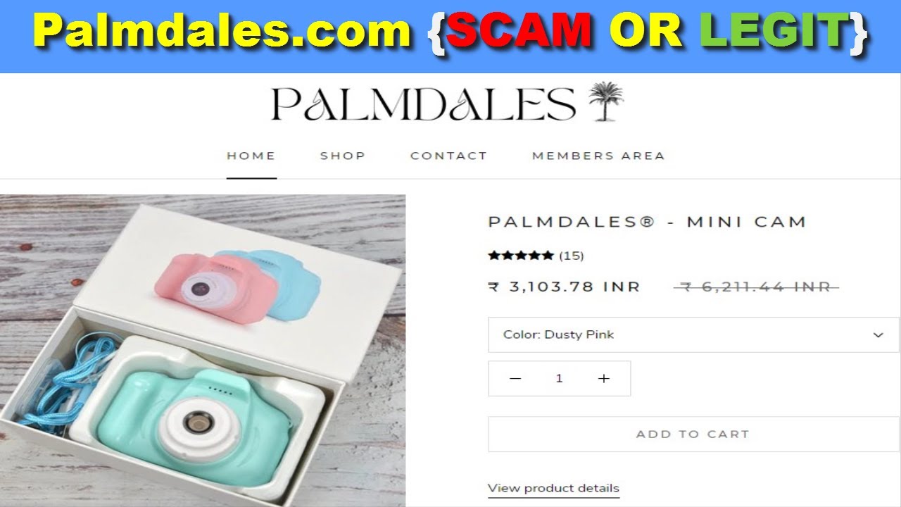 Palmdales Reviews (May 2022) - Is This Legit Or Scam Website? Watch To