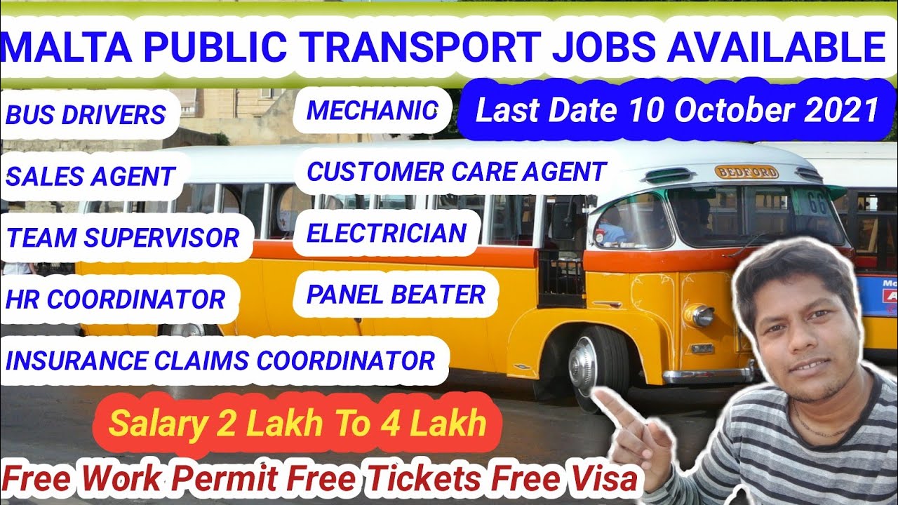 Malta Government Jobs AvailableDriver Electrician And Mechanic Jobs