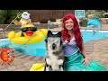 Mermaid Surprises Kakoa With Pool Party!